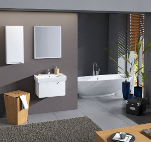 Мебель для ванной комнаты Dreja eco Tiny 50, белый лак