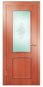 Дверь Дверная линия ДО-108 Афина милан орех/рис