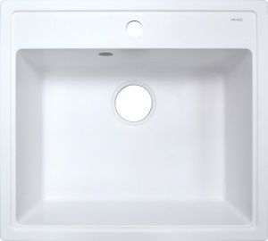 Кухонная мойка AZARIO Litos 570x505x200, белый лед