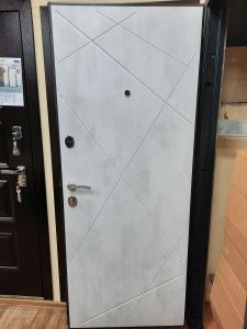Дверь стальная Промет  Марс антик серебрянный /бетон известковый
