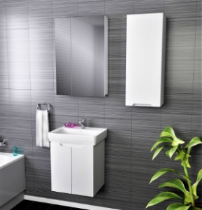 Мебель для ванной комнаты Dreja eco Mini 60, белый лак