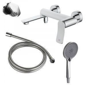 Смеситель для ванны Azario Эскаро с ручным душем, хром (AZ-K3074)