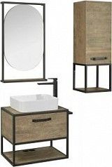 Акватон мебель для ванной Лофт Фабрик 65 дуб кантри накладная раковина 